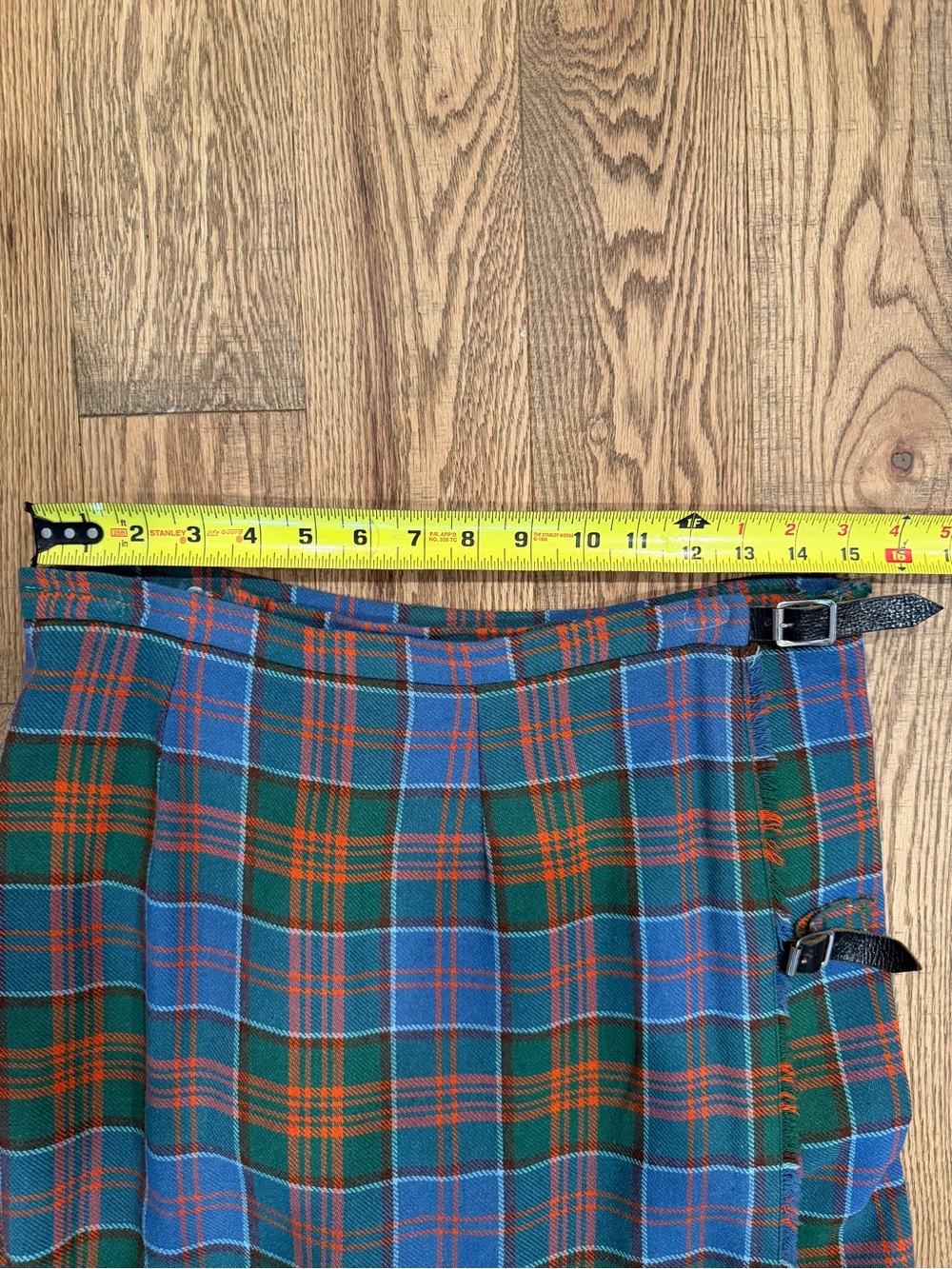 Balmoral Vintage Wool Maxi Kilt Skirt MacDonald of Clanranald Ancient - Picture 8 of 12